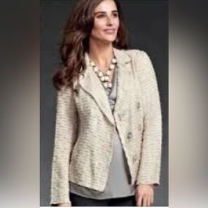 CAbi Chenille Double Breasted Jacket